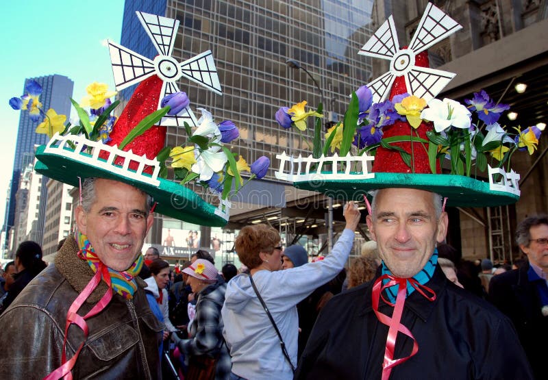 NYC: Easter Parade on Fifth Avenue stock photo