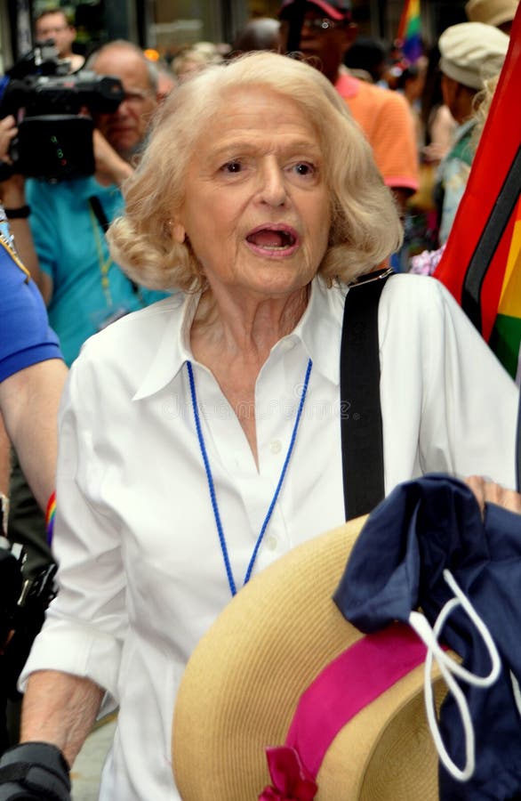 NYC: Edie Windsor at 2013 Gay Pride Parade