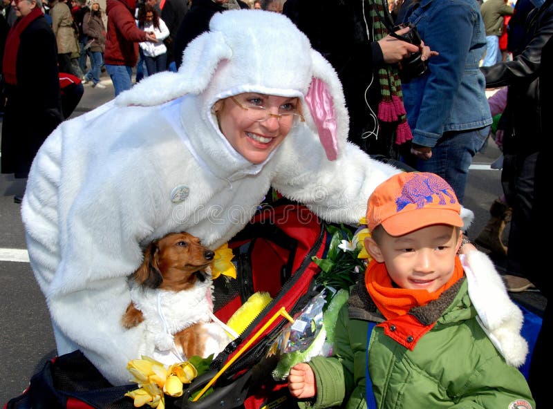 NYC: Fifth Avenue Easter Parade stock photography