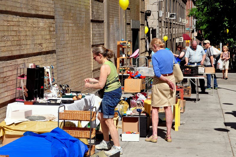 NYC: Flea Market Sidewalk Tag Sale