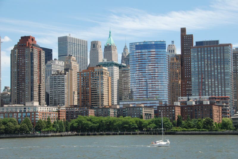 NYC: Lower Manhattan Skyline stock photography NYC: Lower Manhattan Skyline stock photography