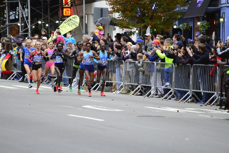 Women Elite Runners NYC Marathon Editorial Photography Image of group, editorial 46770262