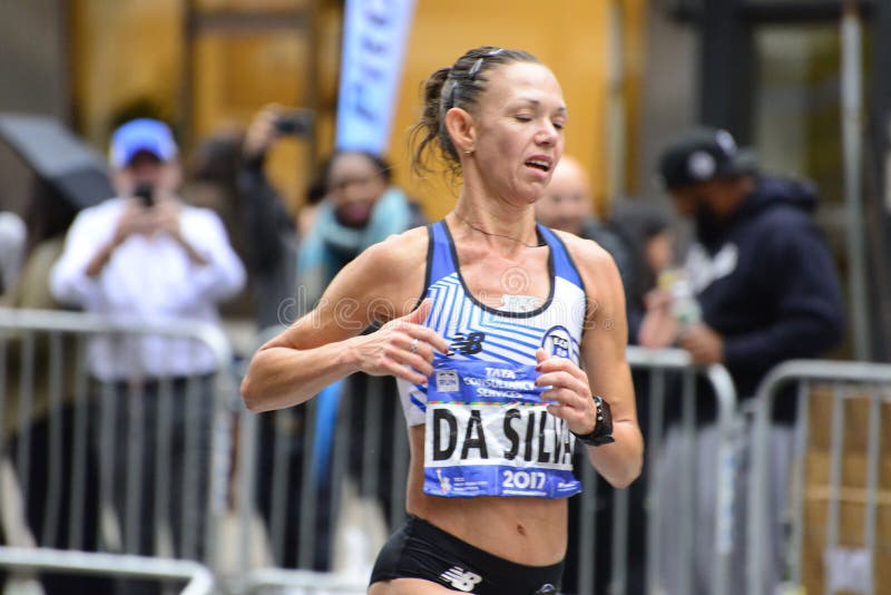 2017 NYC Marathon Women editorial stock photo. Image of destination