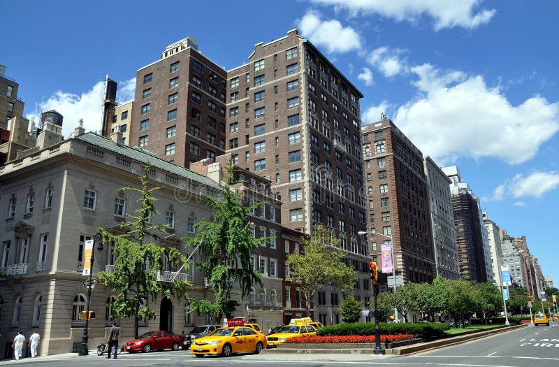NYC Park Avenue Apartment Buildings Editorial Stock Image Image of