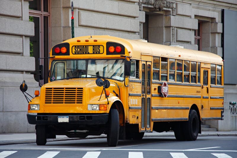 NYC school bus royalty free stock photos NYC school bus royalty free stock photos