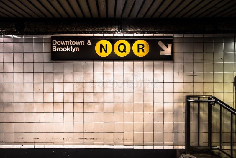 Download NYC Subway stock photo. Image of gritty, railroad, direction - 33263696