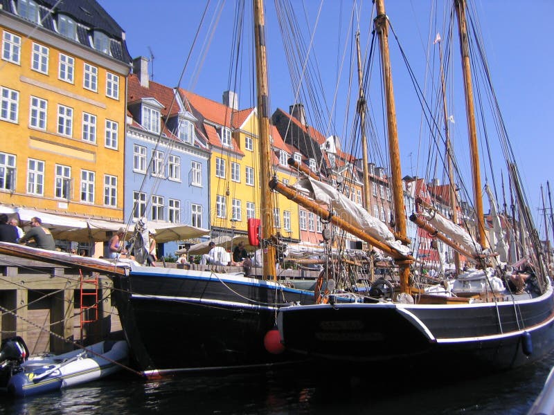 Nyhavn Harbour Copenhagen Denmark. Nyhavn Harbour Copenhagen Denmark