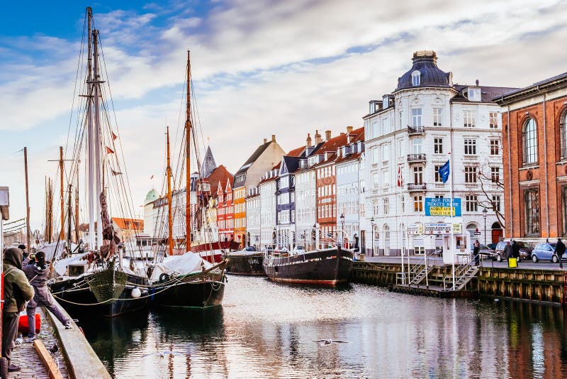 Nyhavn District is One of the Most Famous Landmarks in Copenhagen with ...