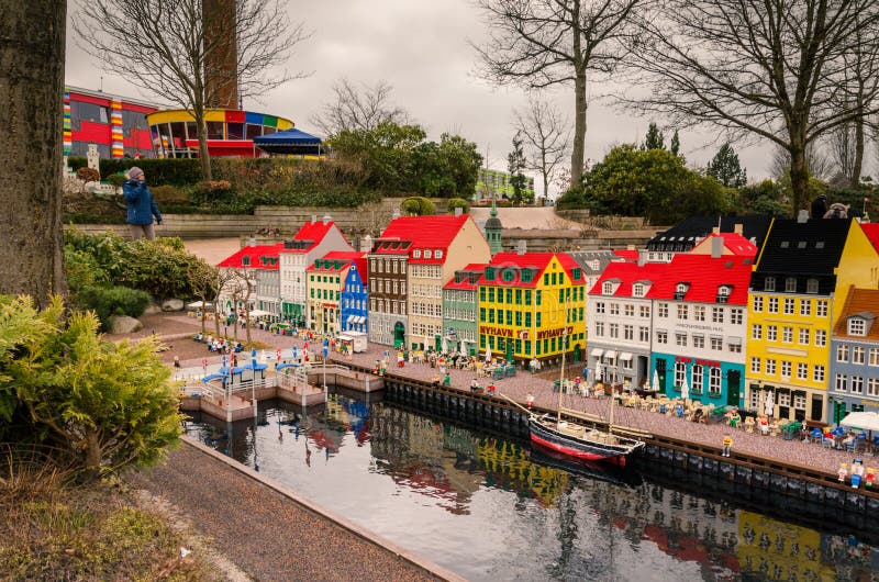 Nyhavn Harbor, Copenhagen Made of Editorial Stock Photo - Image of colorful, miniature: