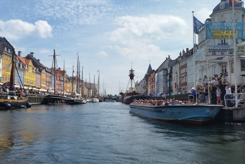 Nyhavn运河在丹麦