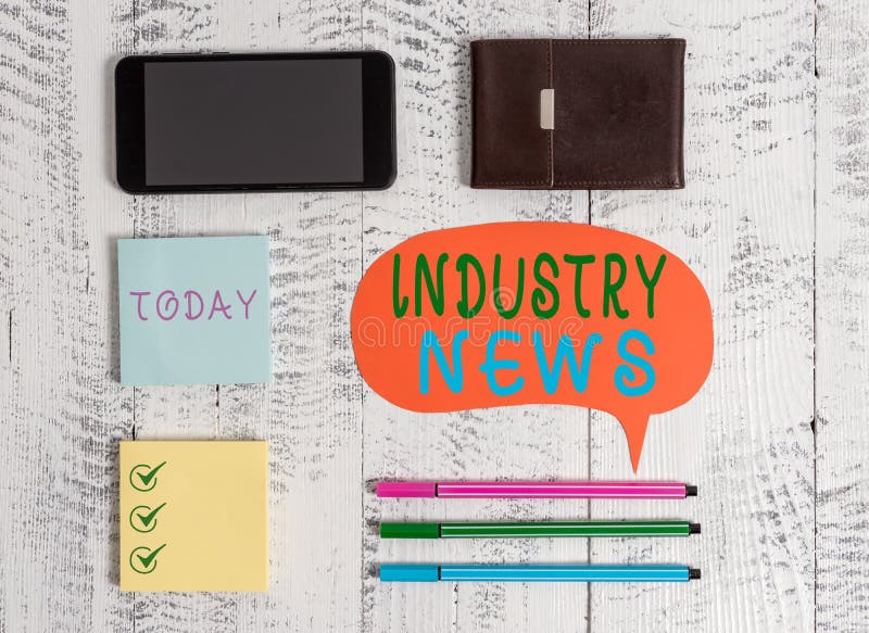 Nyheter om Word-skrivning Affärskoncept för Technical Market Report Manufacturing Trade Builder Smartphone fotografering för bildbyråer