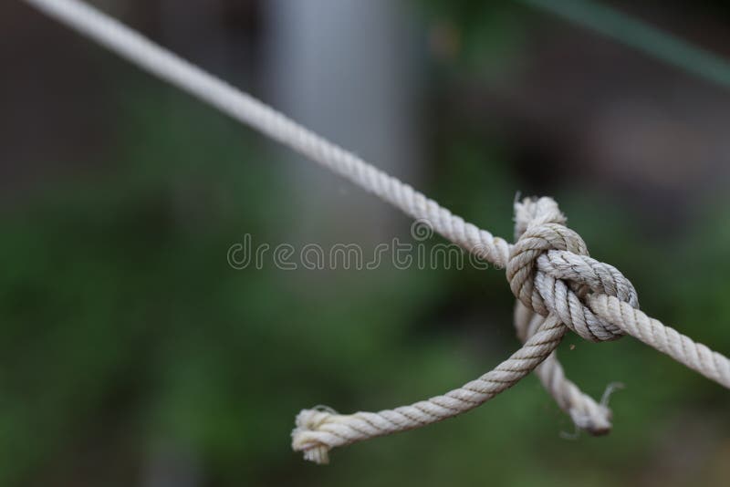 Nylon rope background closeup stock photos
