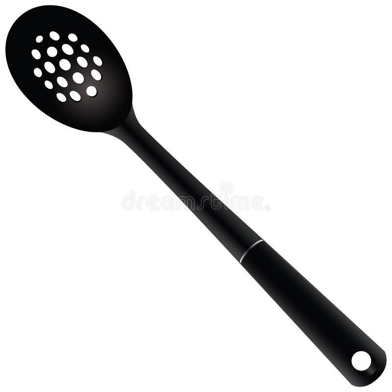 Nylon Slotted Spoon Stock Image Image 31167931