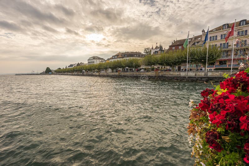 nyon Ελβετία στοκ φωτογραφίες nyon Ελβετία στοκ φωτογραφίες