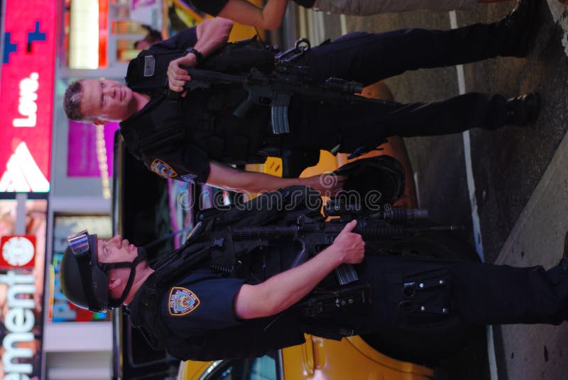 NYPD Police Officers on Times square