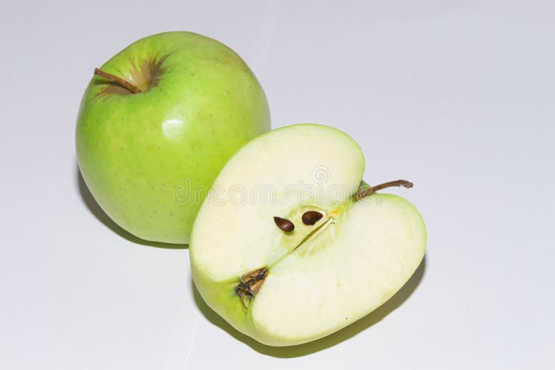 Fresh green apple with apple half #4 frankfurt. Fresh green apple with apple half #4 frankfurt