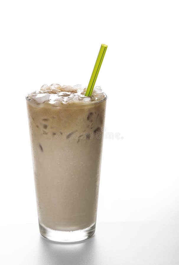 Nytt Iced kaffe arkivfoto