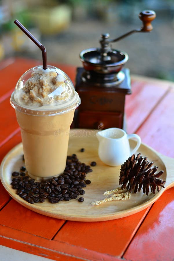 Nytt kaffe Frappe royaltyfria bilder Nytt kaffe Frappe royaltyfria bilder