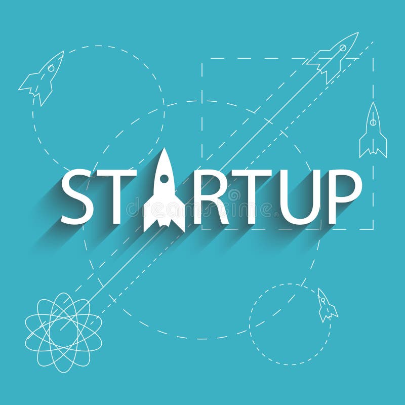 Nytt projektföretag för Startup framgång, plan av utvecklingsaffären stock illustrationer Nytt projektföretag för Startup framgång, plan av utvecklingsaffären stock illustrationer