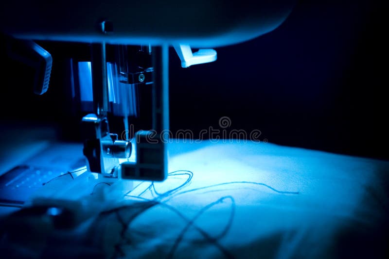 Nähmaschinefuß. stockfotos Nähmaschinefuß. stockfotos