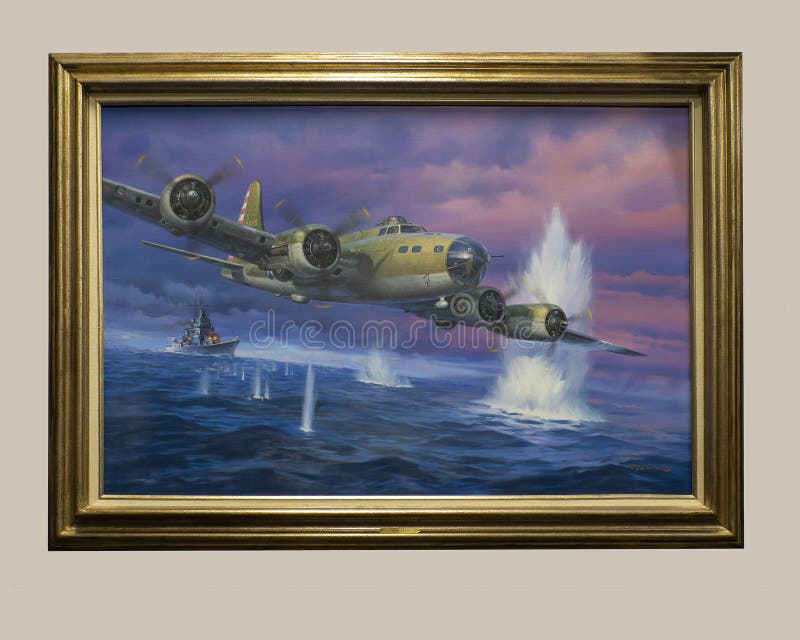 Pictured is a painting titled Close Call by Roy Grinnell on display in the Museum of the Henry B. Tippie National Aviation Center at Dallas Executive Airport in Dallas, Texas. It features a 1942 B-17E with pilot John Fields with the United States Army Air Force 19th Bombardment Group. Roy Grinnell was born in 1933 and died in 2019. Roy won numerous art awards in both aviation art and western Native American art. Pictured is a painting titled Close Call by Roy Grinnell on display in the Museum of the Henry B. Tippie National Aviation Center at Dallas Executive Airport in Dallas, Texas. It features a 1942 B-17E with pilot John Fields with the United States Army Air Force 19th Bombardment Group. Roy Grinnell was born in 1933 and died in 2019. Roy won numerous art awards in both aviation art and western Native American art.