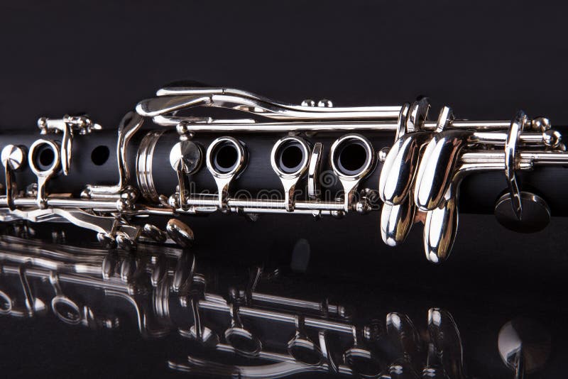 Närbild av klarinetten