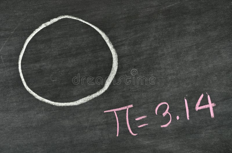 Número do pi imagem de stock Número do pi imagem de stock