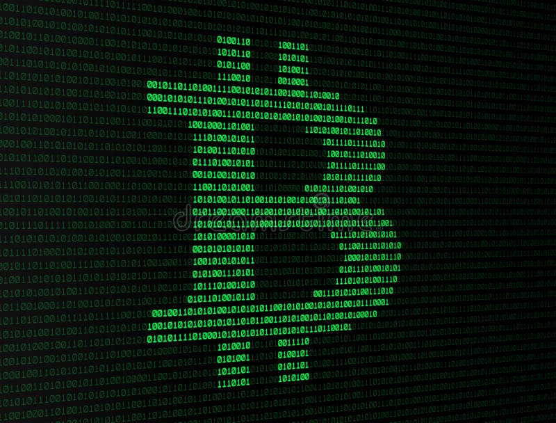 Números binários de Bitcoin ilustração royalty free Números binários de Bitcoin ilustração royalty free
