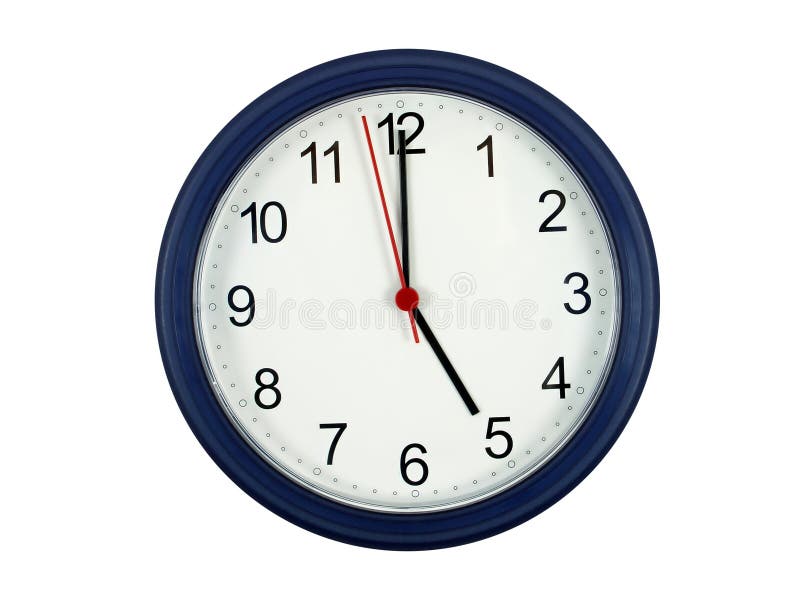 O 11 zegar pokazuje obraz stock. Obraz złożonej z minuteman - 305389