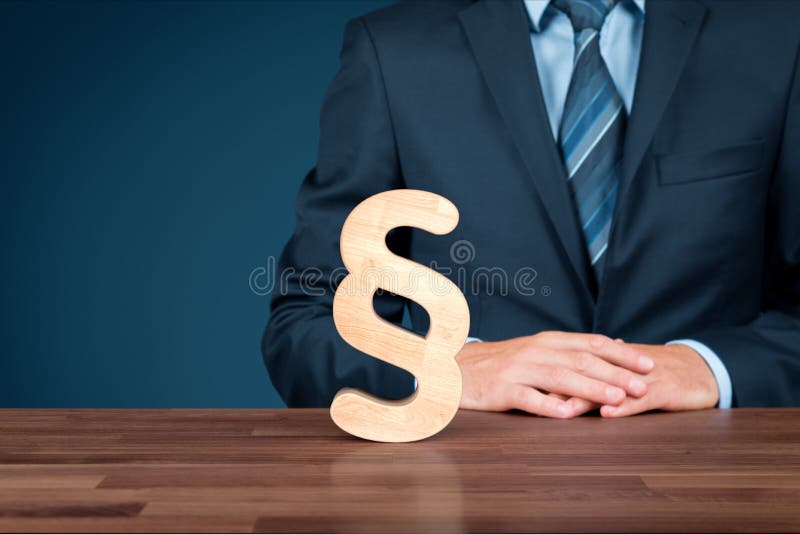 O advogado protege direitos fotografia de stock royalty free O advogado protege direitos fotografia de stock royalty free