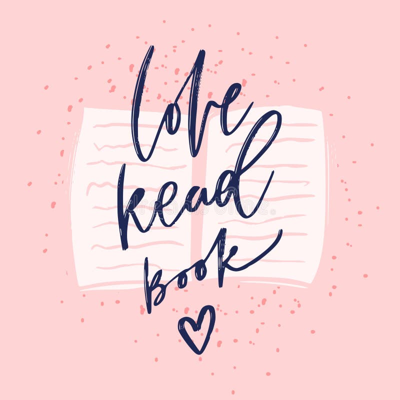 O amor leu a cópia da caligrafia do livro Projeto tipogr?fico do cartaz Os livros caligráficos publicam em blogs ícone ilustração stock O amor leu a cópia da caligrafia do livro Projeto tipogr?fico do cartaz Os livros caligráficos publicam em blogs ícone ilustração stock