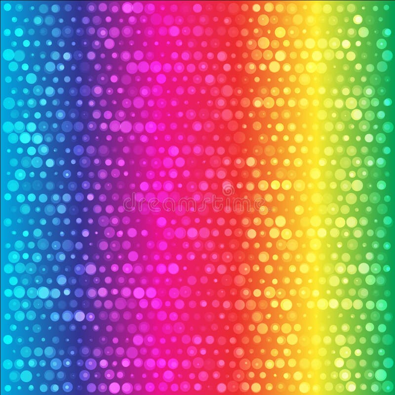 O arco-íris do espectro circunda o fundo colorido ilustração stock O arco-íris do espectro circunda o fundo colorido ilustração stock