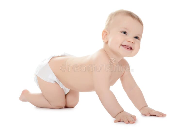 O bebé pequeno imagens de stock