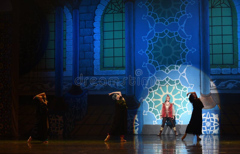 A escolha do rei - ballet 'Mil e Uma Noites' foto de stock royalty free