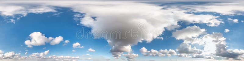 Céu Azul Claro Hdri 360 Panorama Projeção Sem Costura Com fotos