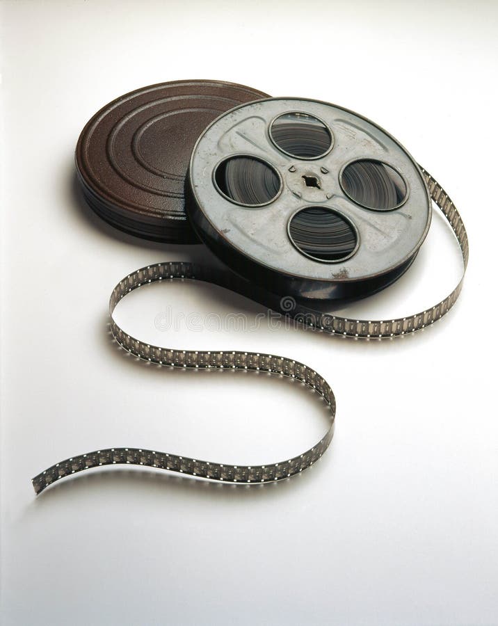 O carretel de película do filme & pode imagens de stock O carretel de película do filme & pode imagens de stock