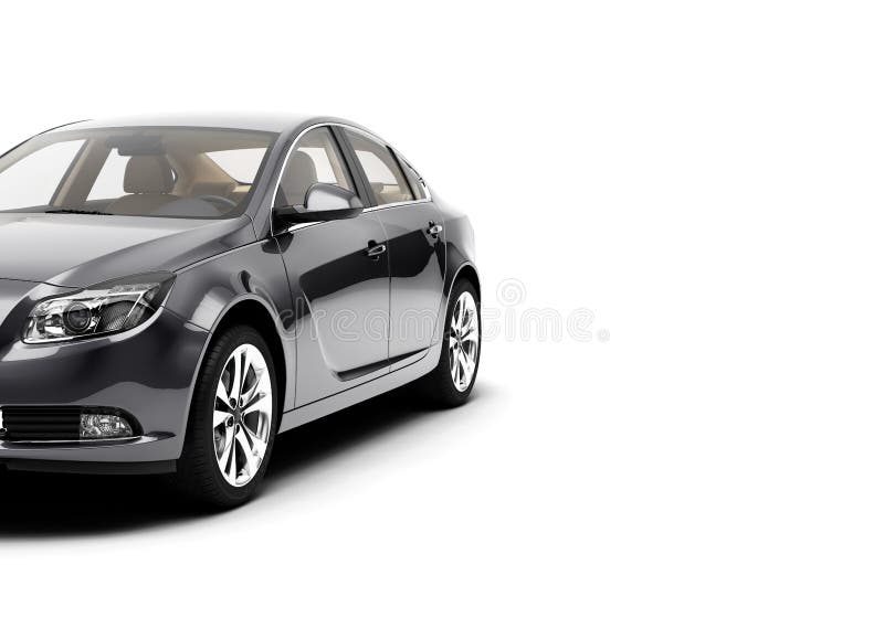 CG 3d render of generic luxury sport car isolated on a white background. 3d illutration car. CG 3d render of generic luxury sport car isolated on a white background. 3d illutration car