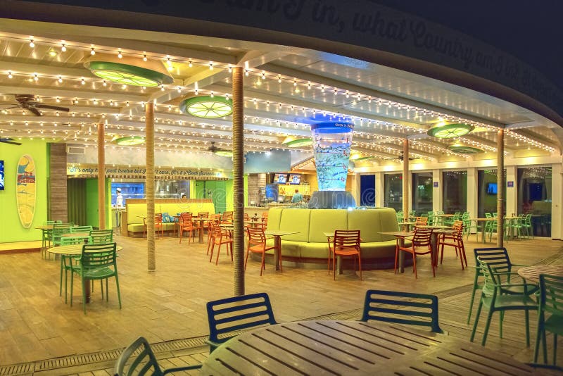 5 O\ Clock Somewhere Restaurant On The Margaritaville At Sea Cruise