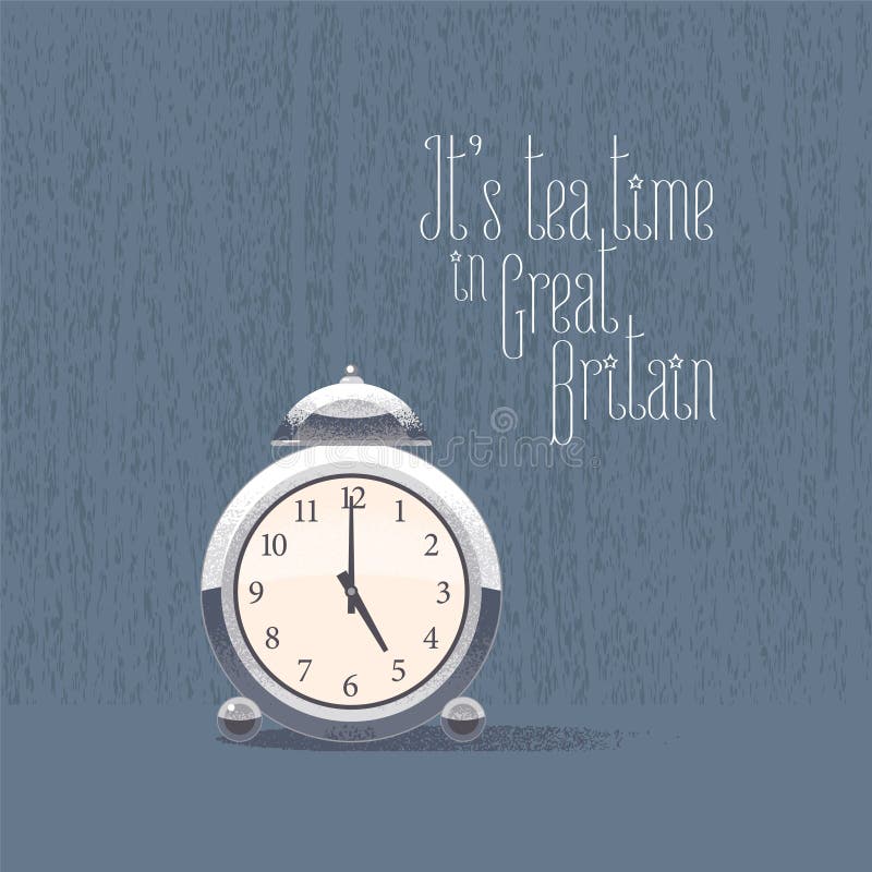 Fiveoclock tea in London stock vector. Illustration of room 10946640