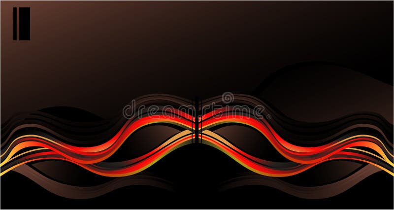 Placa gráfica Concept Waves ilustração royalty free