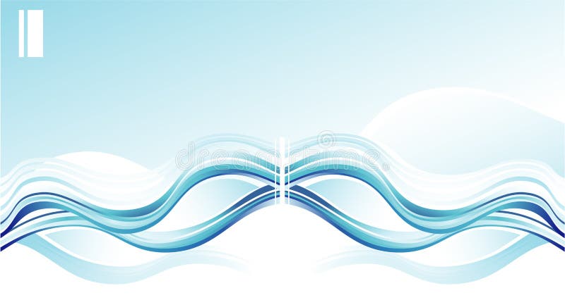 Placa gráfica Concept Waves ilustração do vetor