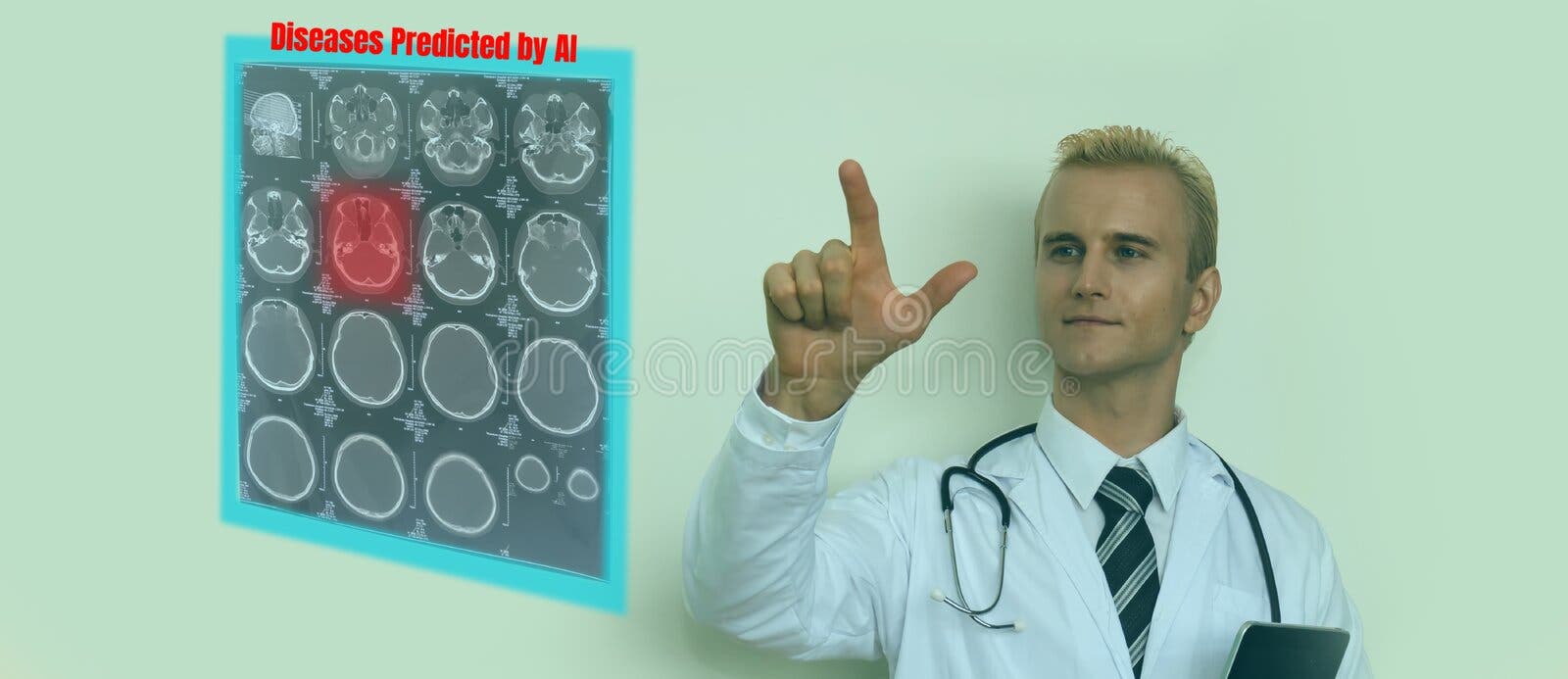 Médico Esperto Com a Tecnologia Da Realidade Aumentada E Virtual Concentrada Foto de Stock - Imagem de virtual, estudar: 103998384