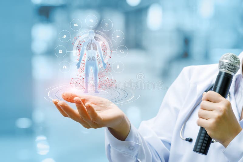 O conceito é o desenvolvimento e as novas tecnologias de morden a medicina imagem de stock royalty free O conceito é o desenvolvimento e as novas tecnologias de morden a medicina imagem de stock royalty free