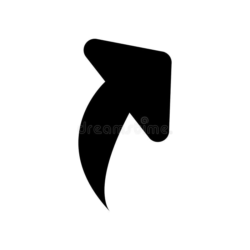 O ?cone direito Sentido e seta, s?mbolo da navega??o Ilustra??o lisa do vetor ilustração stock O ?cone direito Sentido e seta, s?mbolo da navega??o Ilustra??o lisa do vetor ilustração stock