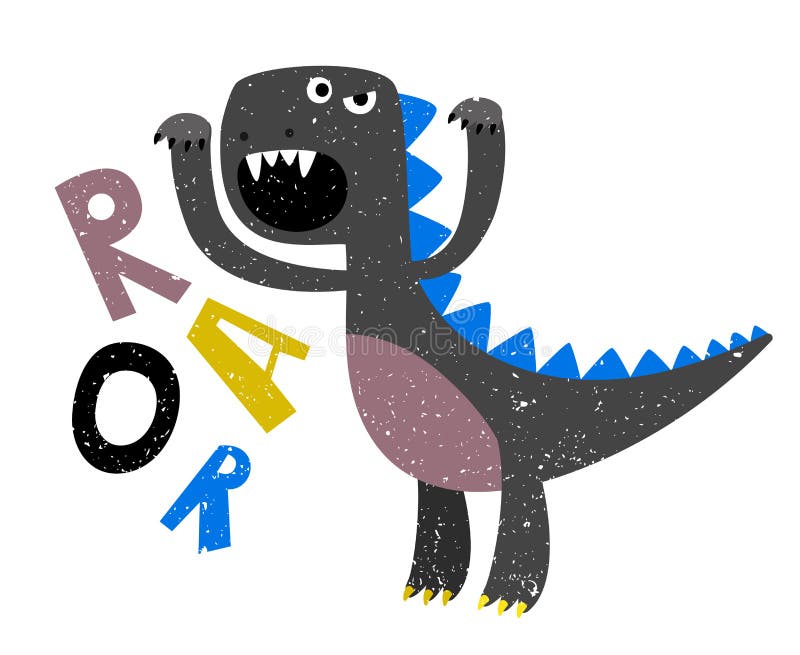desenho animado fofo dinossauro 7915654 Vetor no Vecteezy