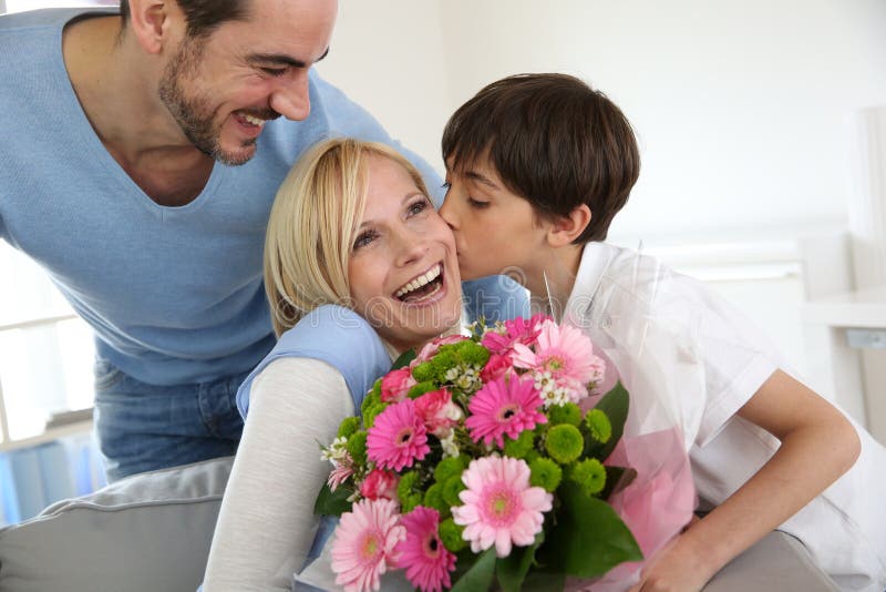 O dia de mãe feliz fotos de stock O dia de mãe feliz fotos de stock