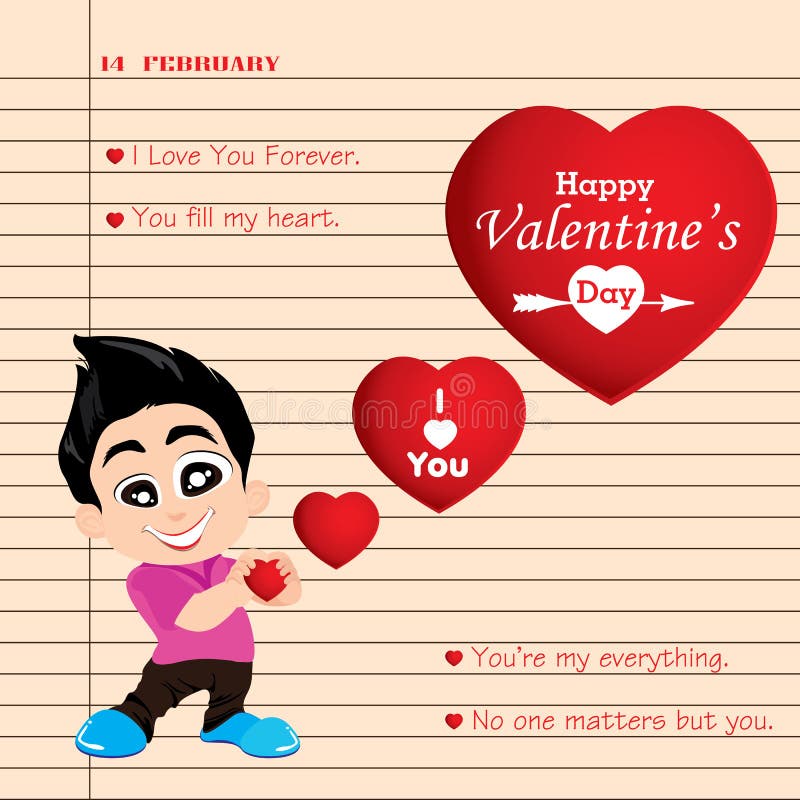 O dia de Valentim e o amor do noivo confessam no fundo da nota Fundo do dia de Valentim do vetor ilustração royalty free O dia de Valentim e o amor do noivo confessam no fundo da nota Fundo do dia de Valentim do vetor ilustração royalty free
