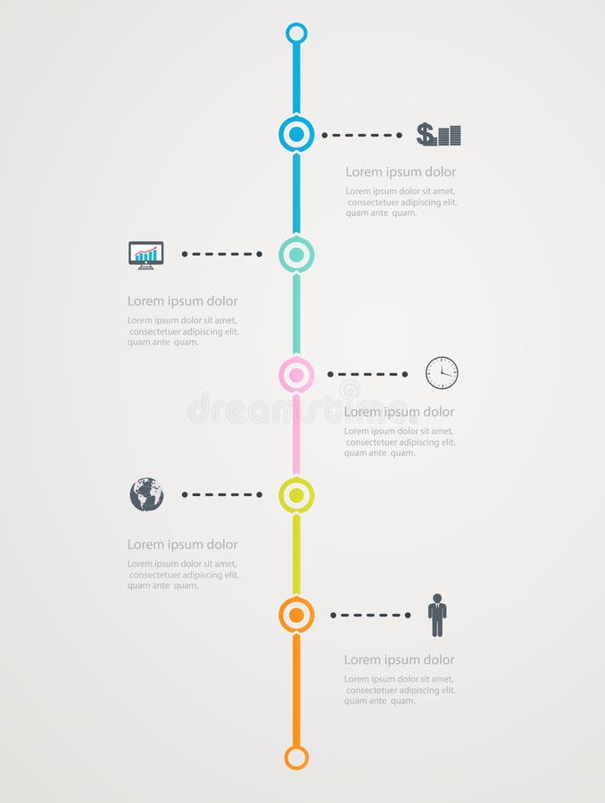 O espaço temporal Infographic com ícones do negócio, estrutura da etapa ao sucesso ilustração royalty free O espaço temporal Infographic com ícones do negócio, estrutura da etapa ao sucesso ilustração royalty free