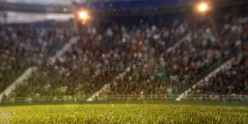 O estádio ventila o defocus do bokeh 3d rendem a ilustração fotos de stock O estádio ventila o defocus do bokeh 3d rendem a ilustração fotos de stock