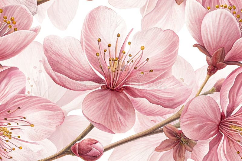 O floare delicată roz în lumina soarelui cald dimineața O imagine eterică florală perfectă pentru postere desktop și royalty free illustration